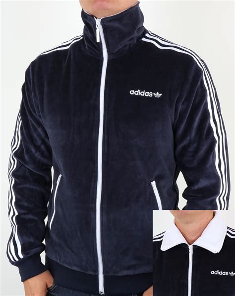 adidas velour tracksuit top women's.